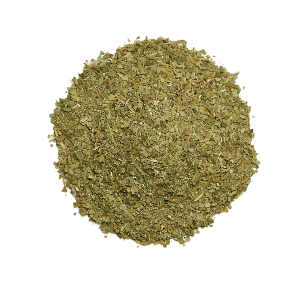 Yerba Mate Tee geschnitten